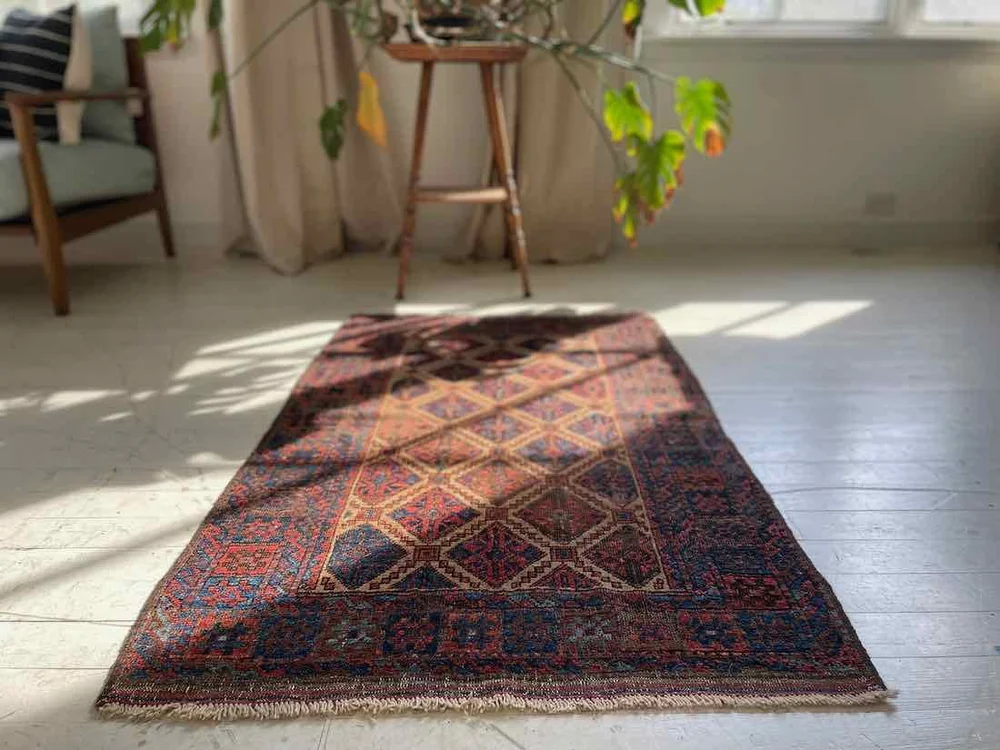Antique Baluch Rug, 3x5 — Weft & Wool